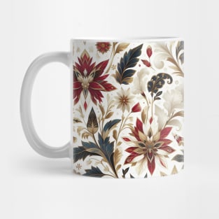 White Flowers Mug